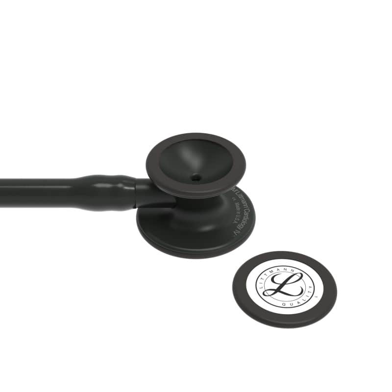 Littmann Cardiology IV Stethoskop - Detail der Membran (Kinder-/Erwachsenen-Seite) und Glocke - Med-Praxisbedarf