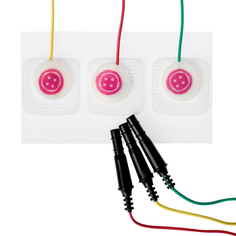 3M Neugeborenen-Elektrode 2282E - vorverkabelt für EKG-Ableitung bei Neugeborenen, schonend - Med-Praxisbedarf