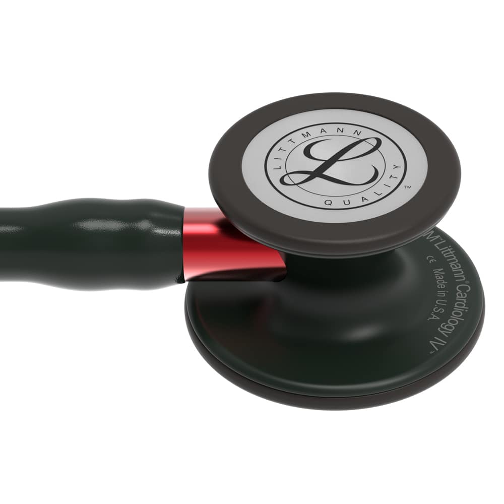 Littmann Stem-Edition Cardiology IV Stethoskop lila - mit speziellem STEM-Design und Zubehör - Med-Praxisbedarf
