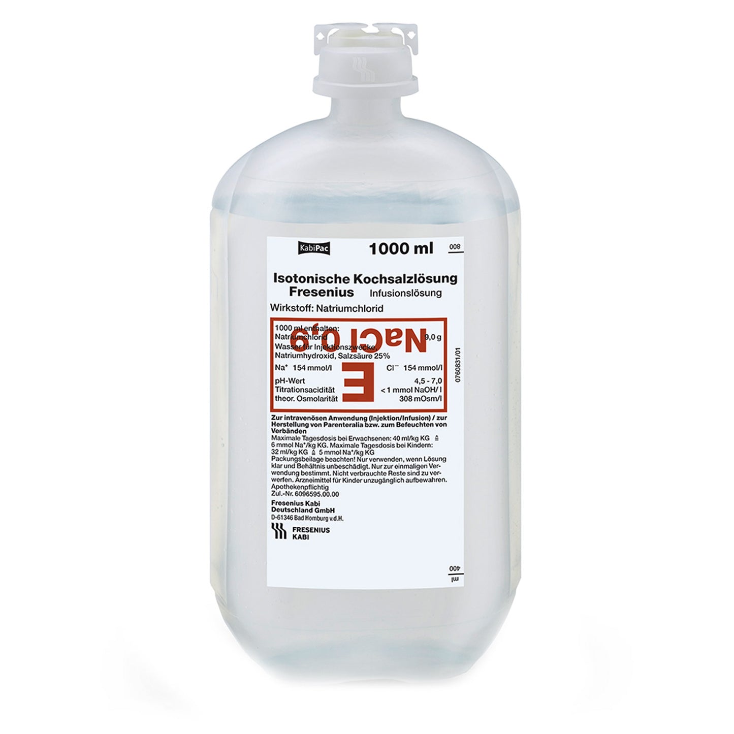 Isotonische Kochsalzlösung Fresenius | Kabi Pack 1000 ml | PZN 00809138 | günstig kaufen