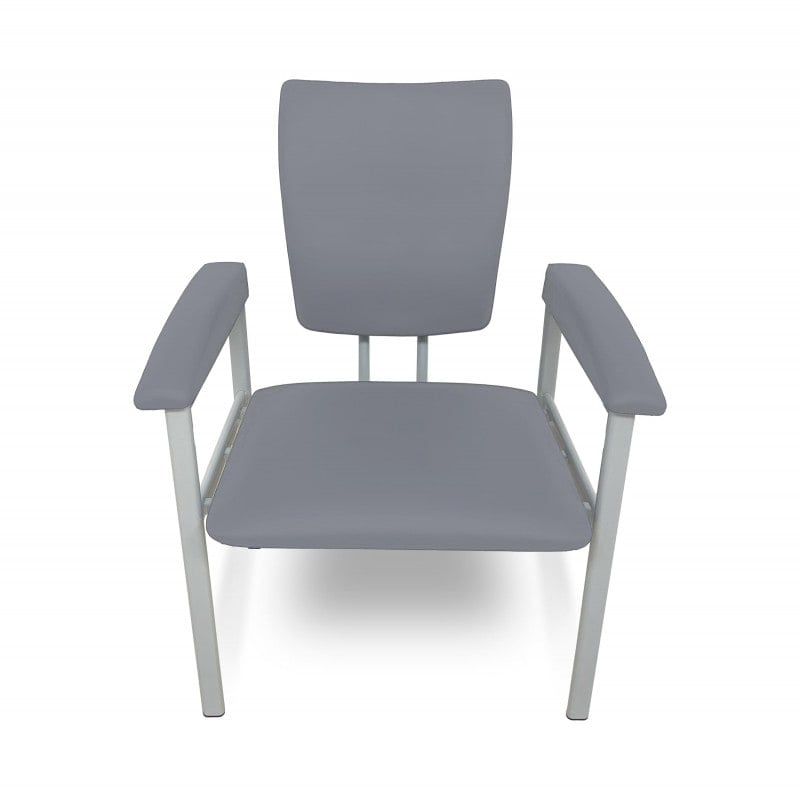 Nahaufnahme Sitzfläche Blutentnahmestuhl XXL - robuste Polsterung, 62 cm Breite - Med-Praxisbedarf