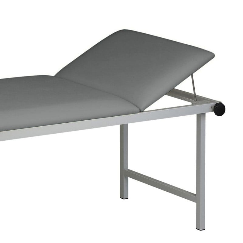 Edelstahl-Untersuchungsliege - Detailaufnahme des antimagnetischen Edelstahl-Gestells - Med-Praxisbedarf