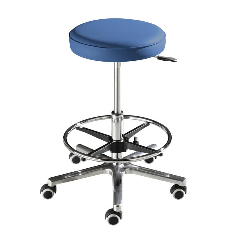 Praxishocker für Großgewachsene - Sitzhöhe 52-70 cm, Gasdruckfeder, ergonomisch - Med-Praxisbedarf