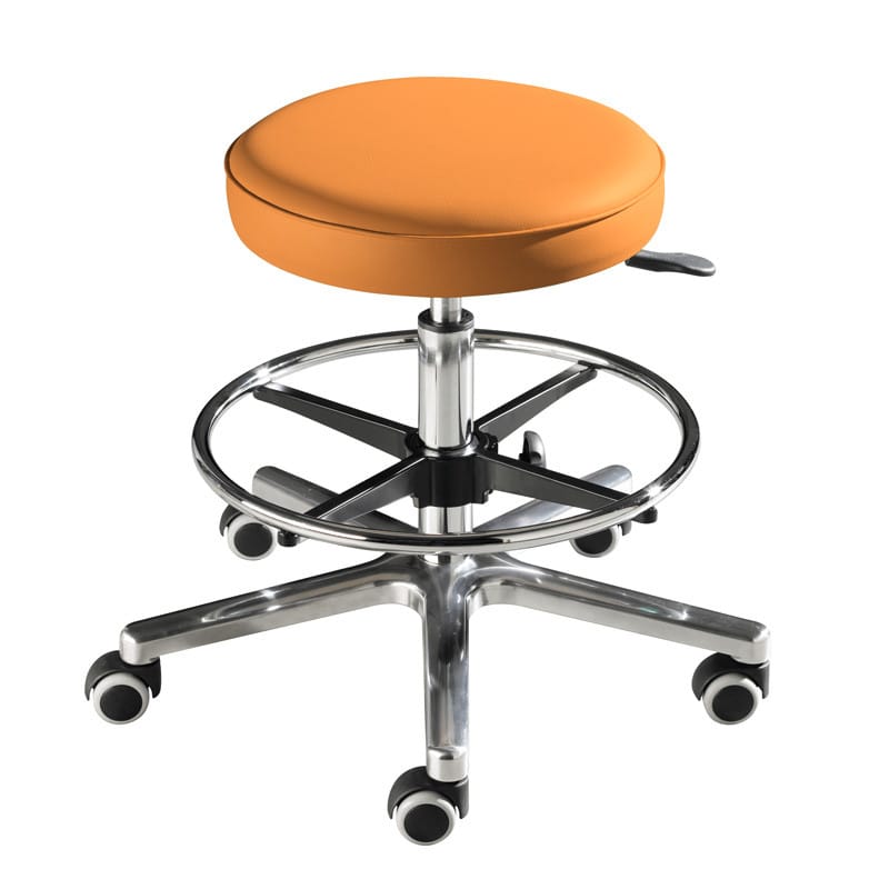 Praxishocker in Seitenansicht - für großgewachsene Personen, ergonomisches Design - Med-Praxisbedarf