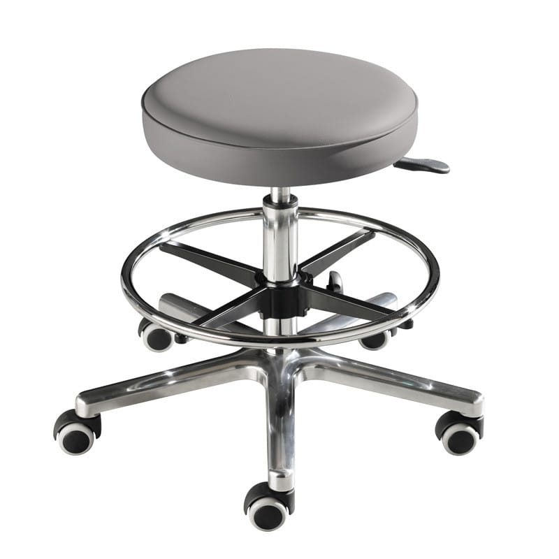 Praxishocker mit Gasdruckfeder - für Großgewachsene, Höhenbereich 52-70 cm - Med-Praxisbedarf