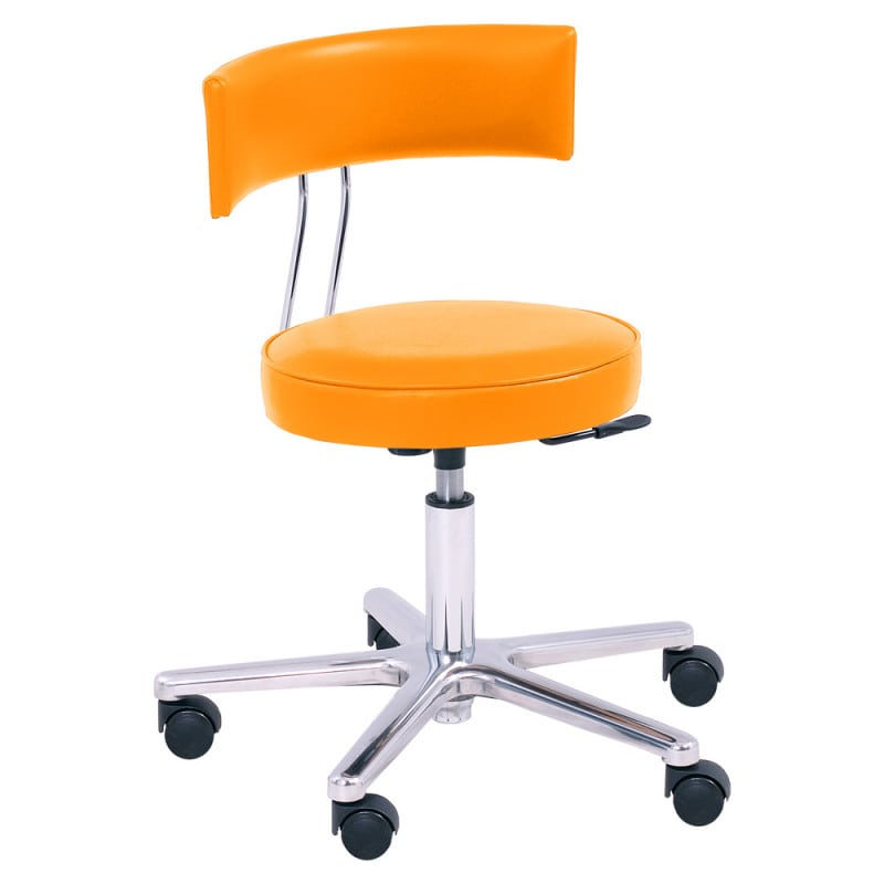 Spezial-Drehstuhl mit Sitzneigung - hygienische Oberfläche, ideal für Praxis und Klinik - Med-Praxisbedarf