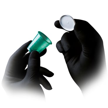 Latex Einmalhandschuhe schwarz - Style Black, puderfrei, von AMPri - Med-Praxisbedarf
