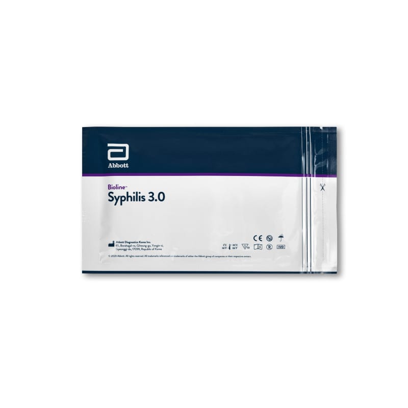 Bioline Syphilis 3.0 Schnelltest - qualitativer Nachweis von Antikörpern gegen Treponema pallidum - Med-Praxisbedarf
