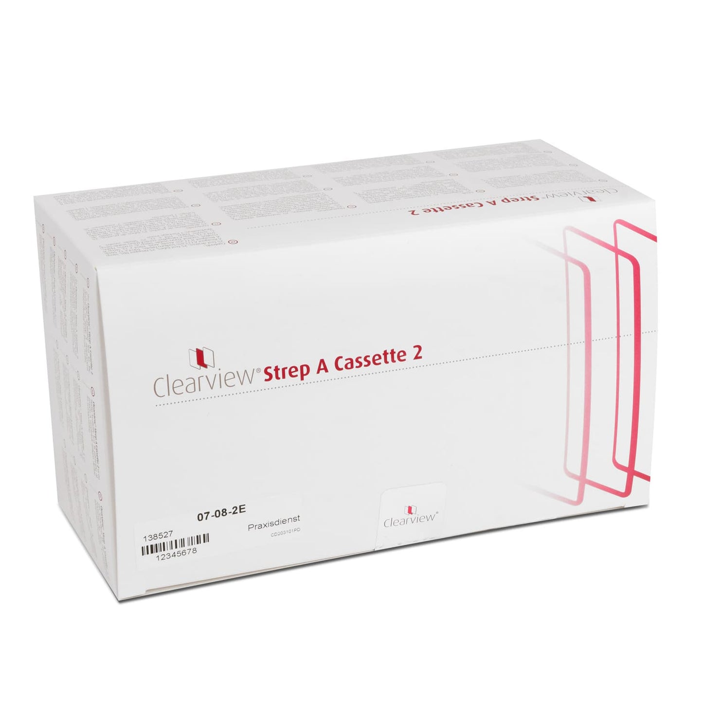 Clearview Strep A Cassette 2 Test - 25 Testkassetten für Streptokokken A Nachweis - Med-Praxisbedarf