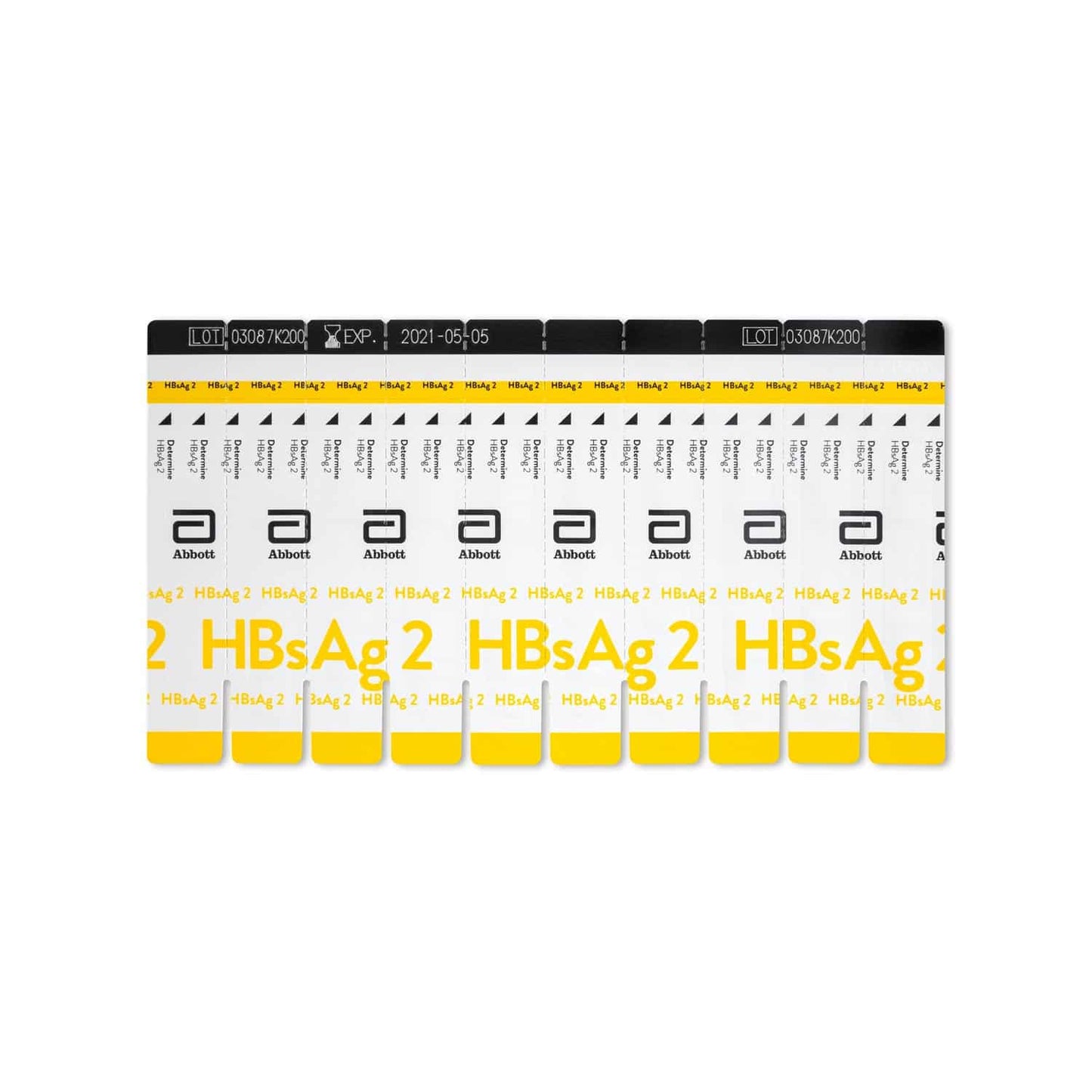 Abbott Determine HBsAg 2 Testkit - Einfacher qualitativer Antigennachweis für Hepatitis B - Med-Praxisbedarf