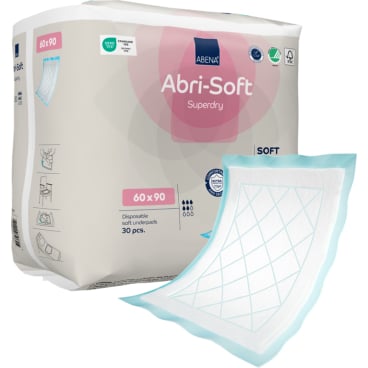 ABENA SAP Unterlage 60x90 cm blau - für intensivere Pflegesituationen und Langzeitversorgung - Med-Praxisbedarf