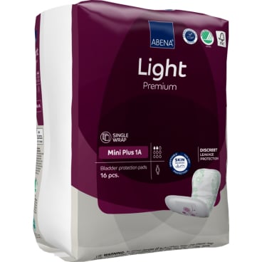 Mini Plus 1 A Einlagen von ABENA - Premium-Schutz bei leichter bis mittlerer Inkontinenz - Med-Praxisbedarf
