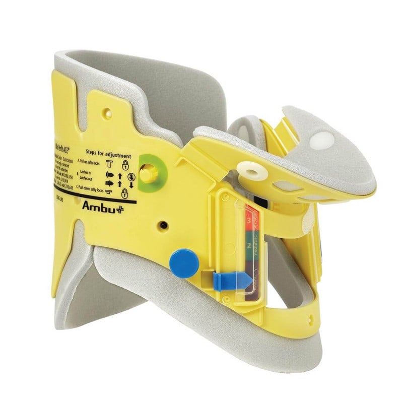 Ambu Mini Perfit ACE Zervikalstütze - für Kinder und kleine Erwachsene, schnelle Anpassung - Med-Praxisbedarf