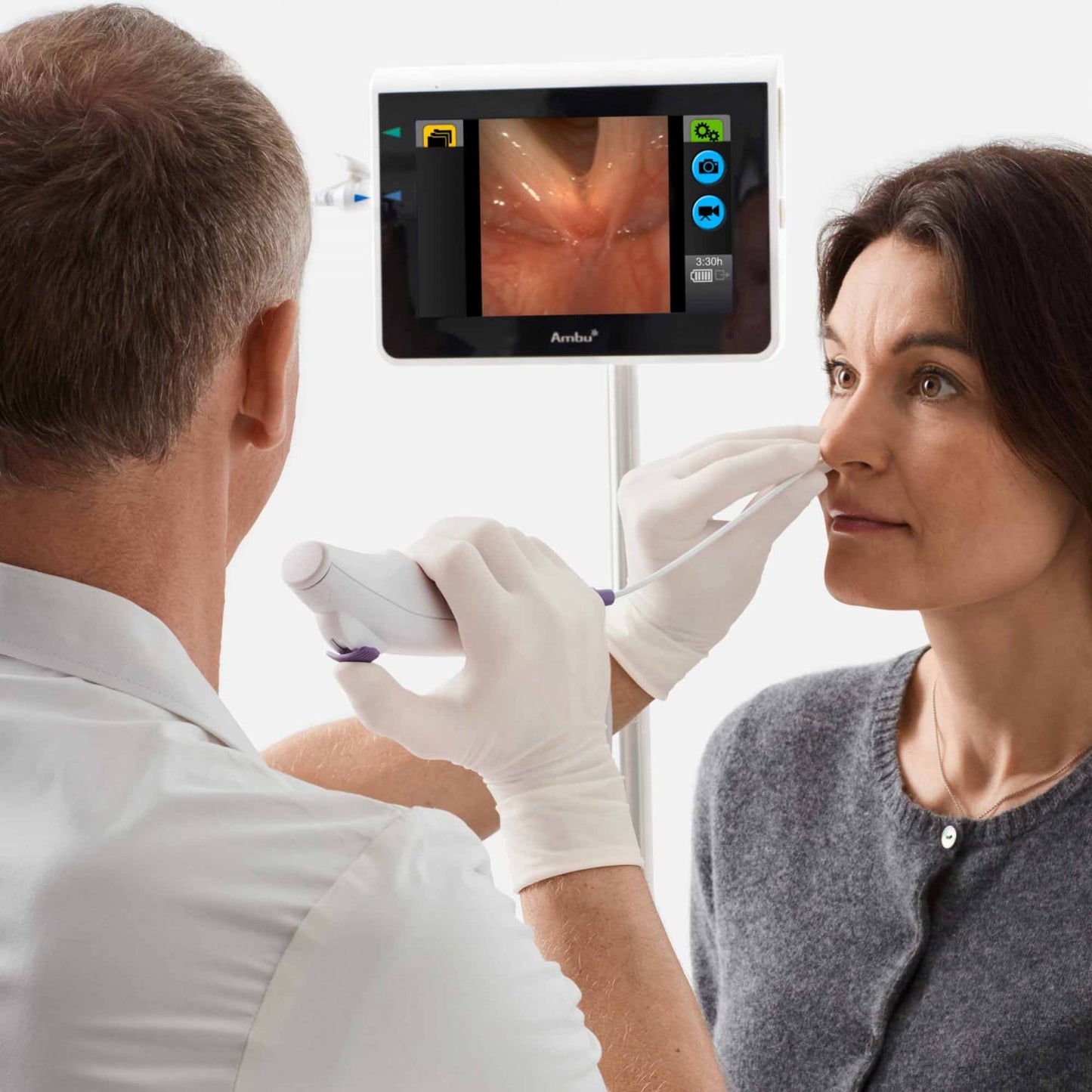 Ambu aScope 4 RhinoLaryngo Endoskop im Detail - flexible Spitze für HNO-Diagnostik - Med-Praxisbedarf