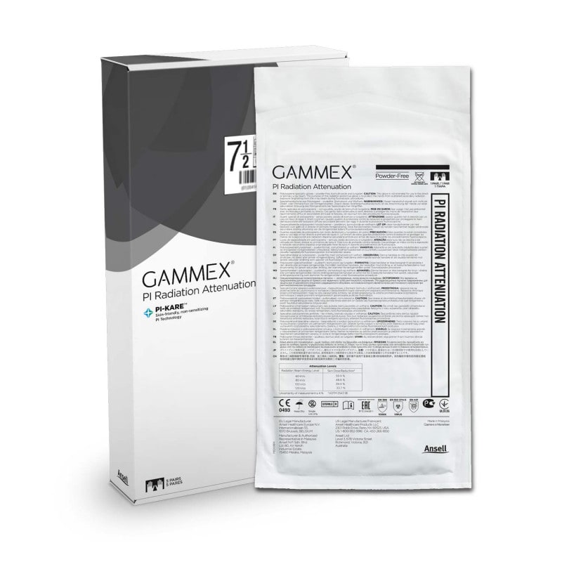 Ansell Gammex PI Radiation Attenuation - Schutzhandschuh für interventionelle Verfahren - Med-Praxisbedarf