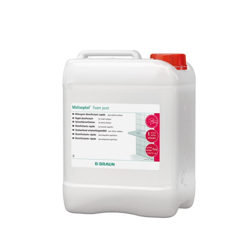 Desinfektionsschaum Meliseptol Foam pure - Schaumform zur Vermeidung von Aerosolen - Med-Praxisbedarf