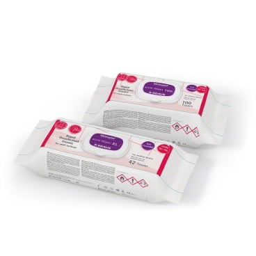 Desinfektionstücher akut Wipes von B. Braun - im Flowpack für effiziente Anwendung - Med-Praxisbedarf