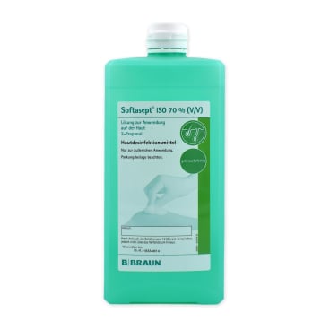 B. Braun Softasept ISO 70% Hautdesinfektionsmittel - alkoholische Lösung in der Flasche - Med-Praxisbedarf