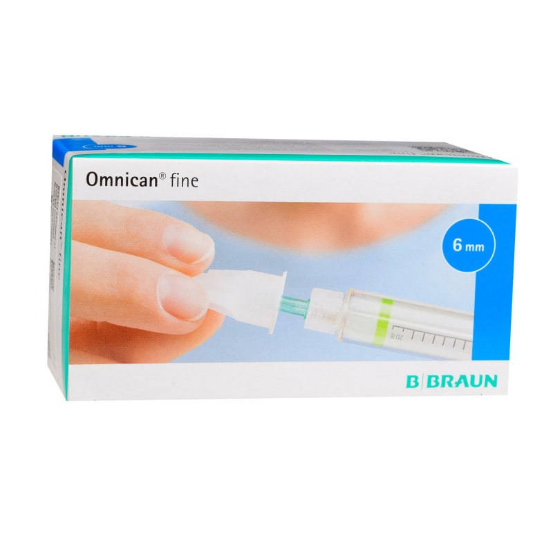 Omnican fine Kanülen Packung - PVC-frei, für Diabetiker zur Insulin-Injektion - Med-Praxisbedarf