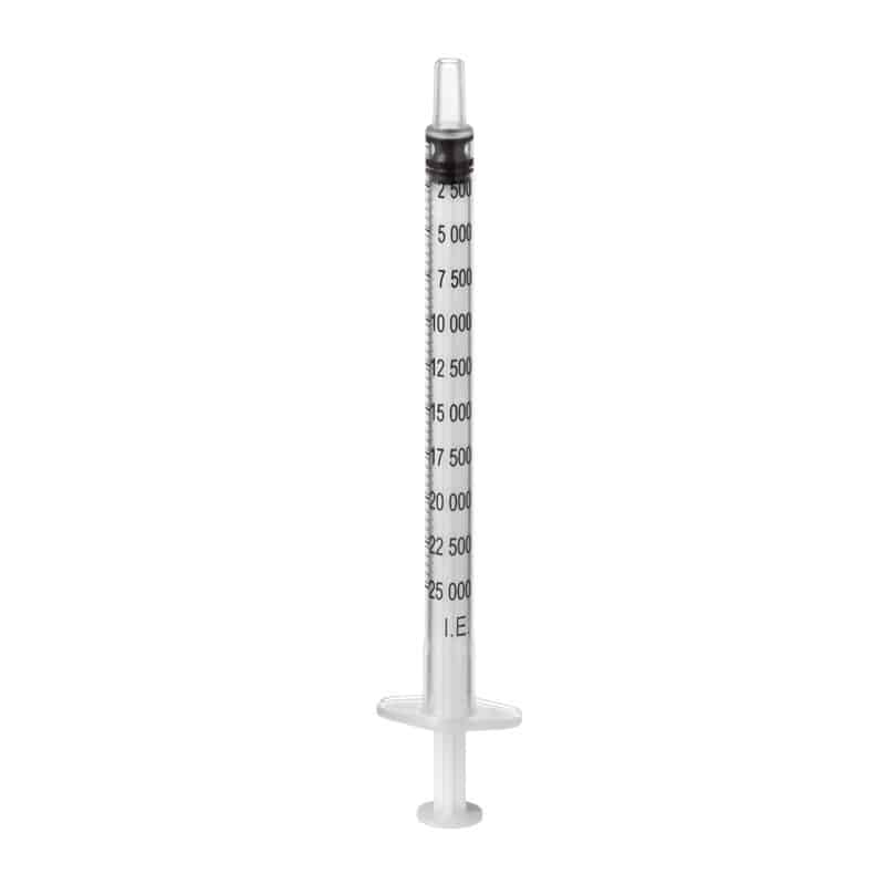 Omnifix H Heparin-Spritze von B. Braun - Feindosierung mit klarer Skalierung - Med-Praxisbedarf