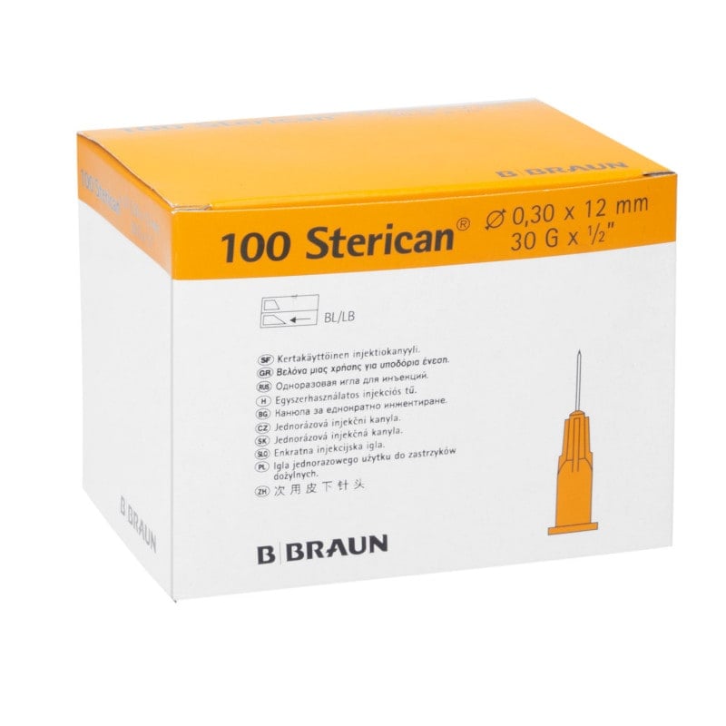 Sterican Insulinkanülen 5er Packung Größe G31 - sterile Einmalnadeln - Med-Praxisbedarf