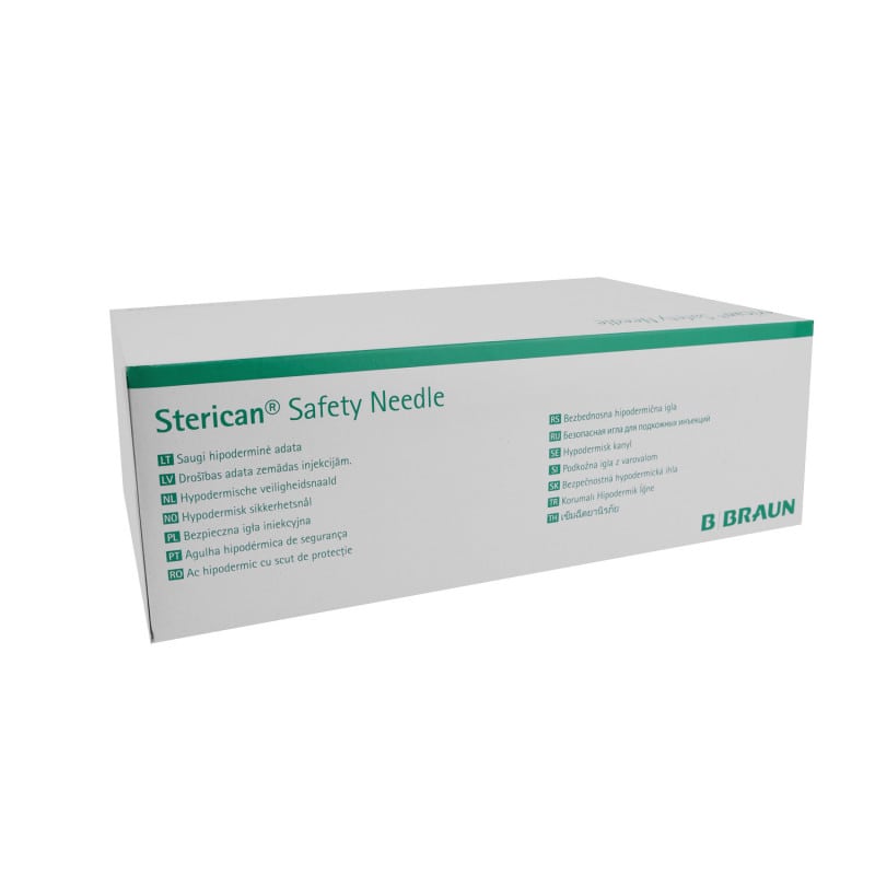 Sicherheitskanüle Sterican Safety Orange - Für präzise Injektionen, reduziert Stichverletzungsrisiko - Med-Praxisbedarf