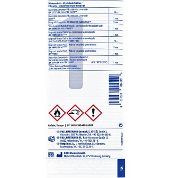 Bacillol AF Flächendesinfektion - gebrauchsfertige Lösung, alkoholbeständige Oberflächen - Med-Praxisbedarf