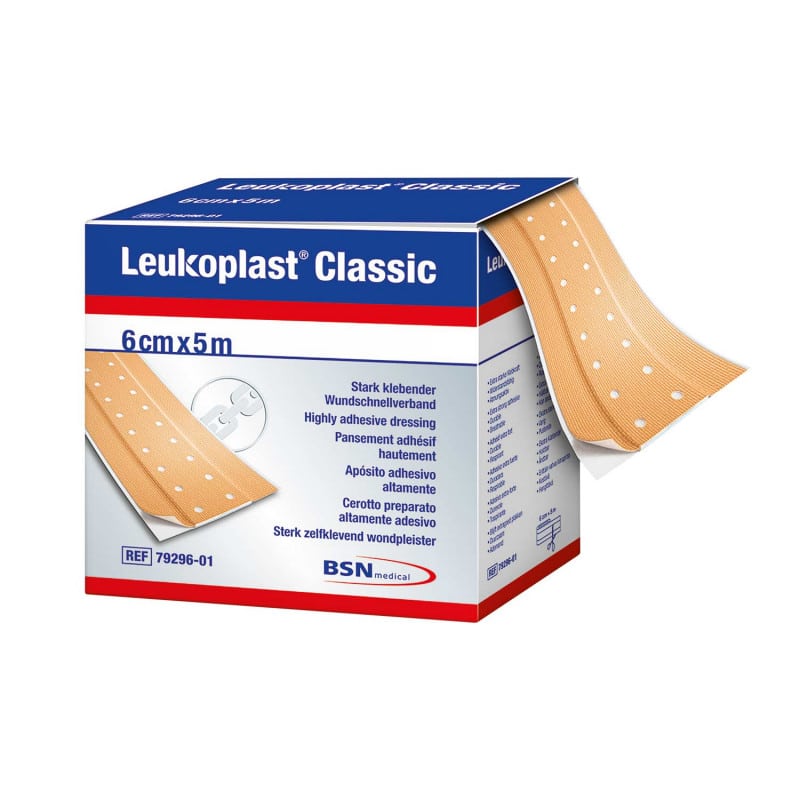 Leukoplast Classic Wundpflaster - für Schürfwunden, Schnitte und Stichverletzungen - Med-Praxisbedarf