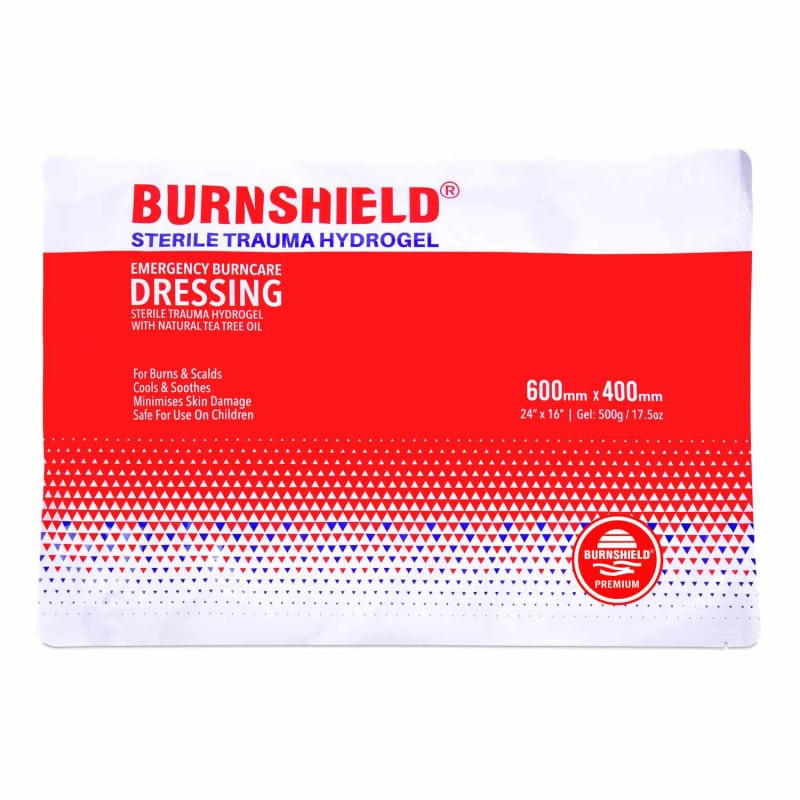 BURNSHIELD Brandverband mit Hydrogel - für die Erstversorgung leichter Verbrennungen - Med-Praxisbedarf