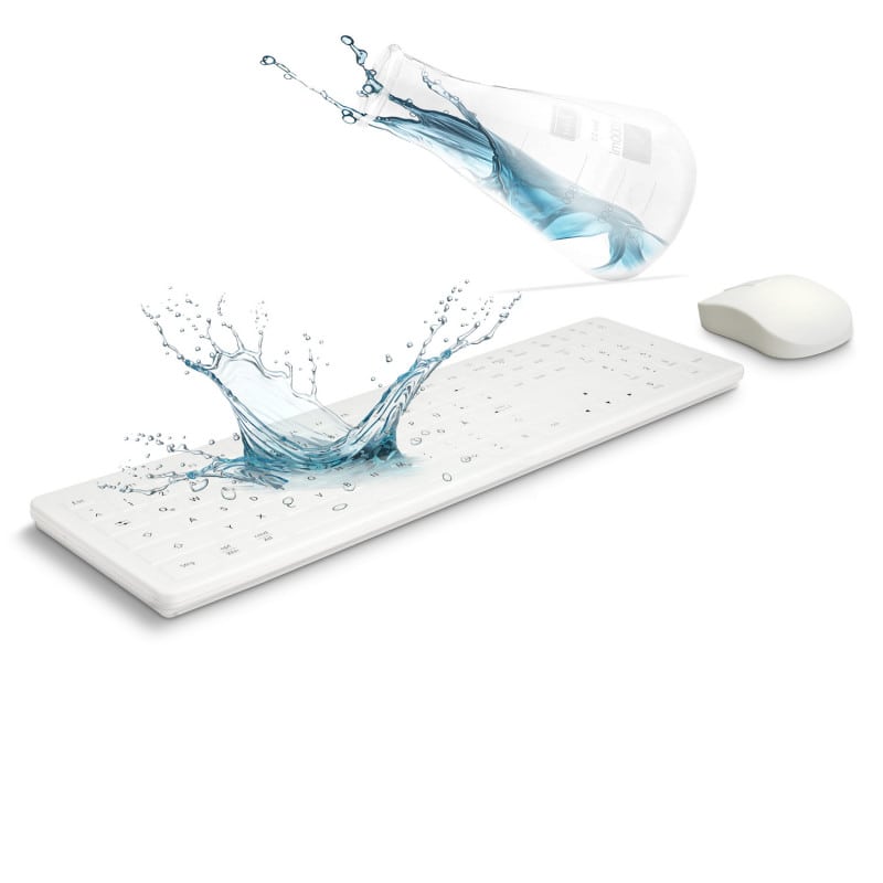 Bastron SK108-KMC Silikon-Maus - ergonomisch, leicht zu reinigen für den klinischen Gebrauch - Med-Praxisbedarf