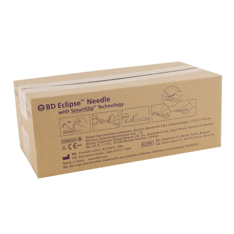 BD Eclipse Sicherheitskanülen in Originalverpackung - Sterile Einzelkanülen für medizinischen Einsatz - Med-Praxisbedarf