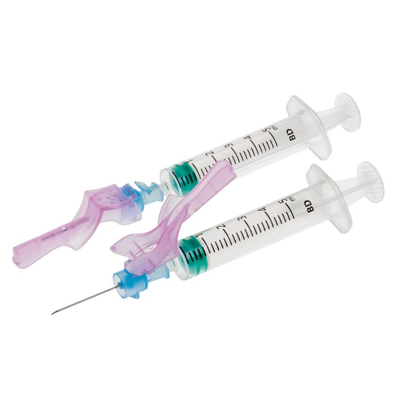 BD Eclipse Kanülen-Packung geöffnet - Darstellung der sterilen Einzelanwendung - Med-Praxisbedarf
