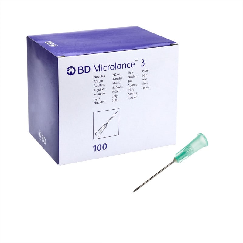 BD Microlance 3 Sonderkanülen - 5er Packung, sterile Einwegkanülen für medizinische Anwendungen - Med-Praxisbedarf
