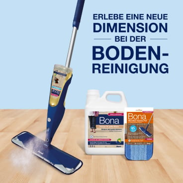 Reinigungsmittel geölter Holzboden - Bona, entfernt Schmutz und schützt - Med-Praxisbedarf