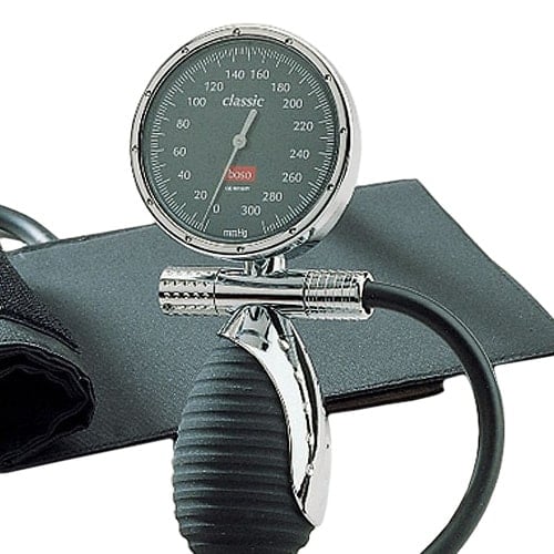 boso-classic Messgerät Detailansicht - klare Manometer-Anzeige, langlebige Verarbeitung - Med-Praxisbedarf