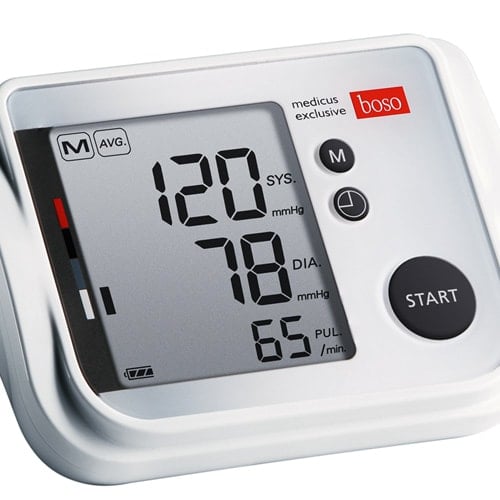 boso medicus exclusive Oberarm-Blutdruckmessgerät mit Display - Einsatz in Kliniken und Pflege - Med-Praxisbedarf