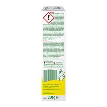 Kalklöser und Hygienereiniger Reine Citronensäure - von Heitmann pure für Klinik und Praxis - Med-Praxisbedarf