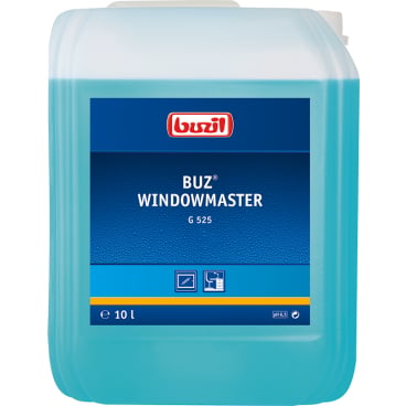 Profi-Fensterreiniger Buz Windowmaster - für kristallklare Scheiben in Arztpraxen, Gebinde 1 Liter - Med-Praxisbedarf