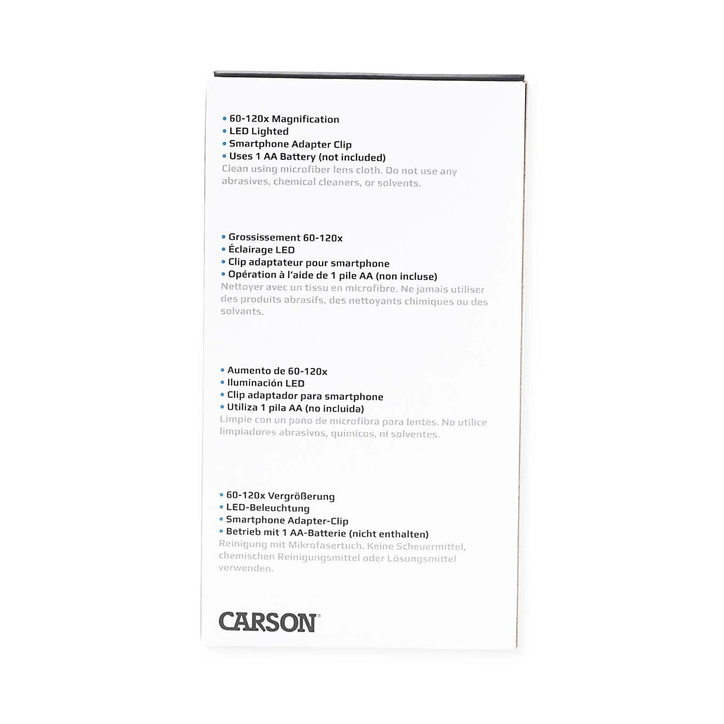 Taschen-Mikroskop MicroBrite Pro™ - kompaktes Profi-Mikroskop, Maße 7.37 x 2.79 x 11.68 cm - Med-Praxisbedarf