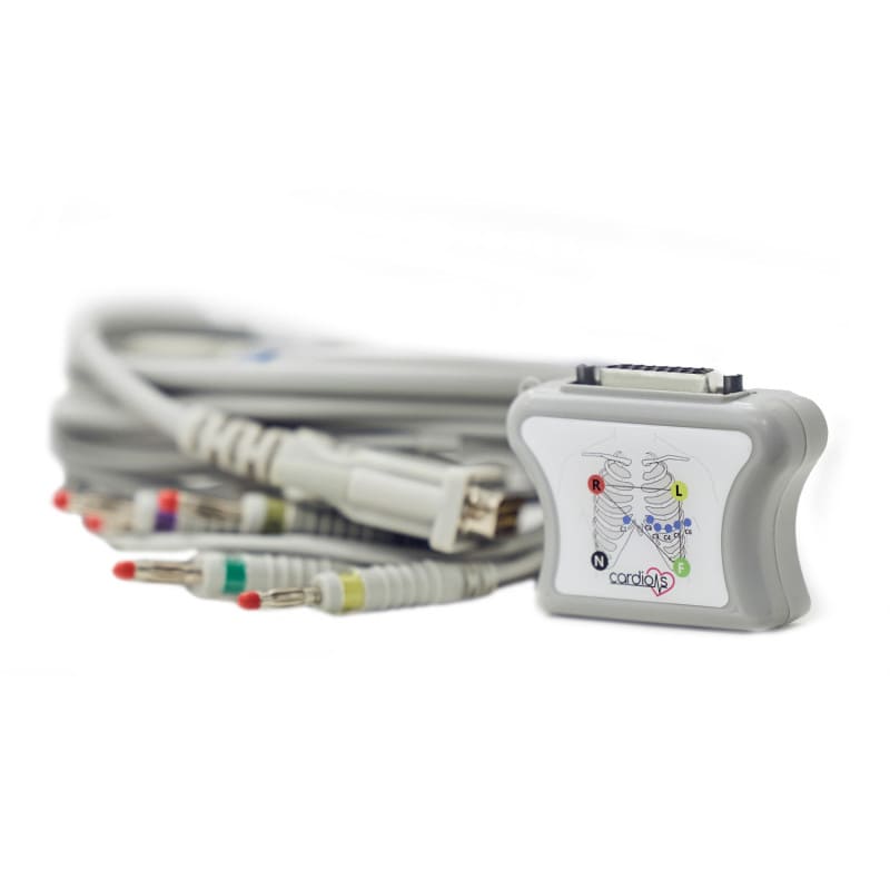 CardioNS E2 12-Kanal EKG Gerät - kompakt für Arztpraxen und Kliniken - Med-Praxisbedarf
