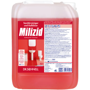 Dr. Schnell MILIZID Konzentrat Flasche - Sanitärreiniger für Arztpraxen, 1 Liter - Med-Praxisbedarf