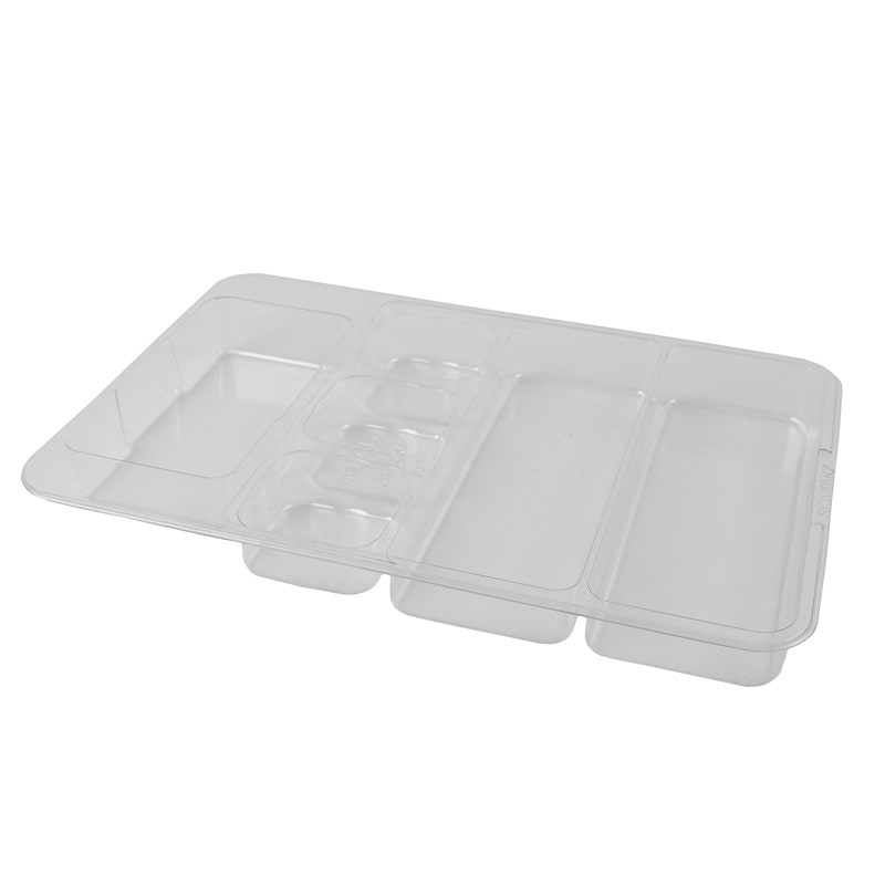 Einsatz für Sharpsafe Tablett 33.5x23.5x3.5cm - praktisches Zubehör von Dahlhausen für Abfalltrennung - Med-Praxisbedarf
