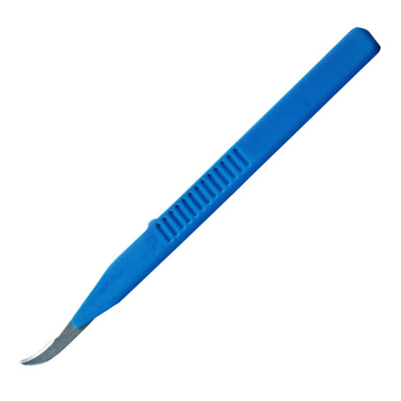 Fadenmesser von Dahlhausen - gebogene Klinge zum Entfernen von chirurgischem Nahtmaterial - Med-Praxisbedarf