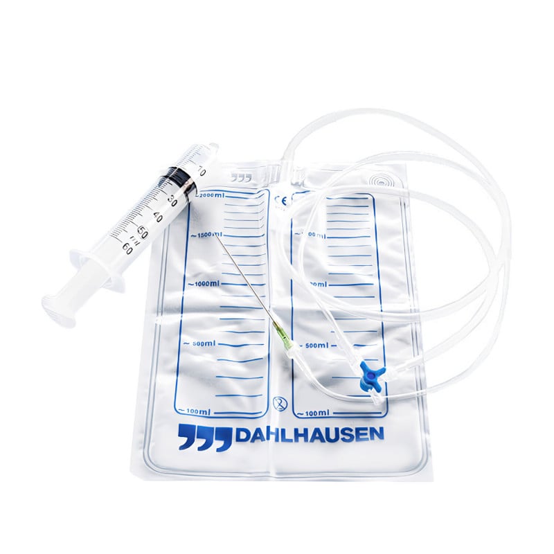 Pleurapunktionsbesteck steril von Dahlhausen - Set für Sekretdrainage und Punktion des Pleuraspaltes - Med-Praxisbedarf