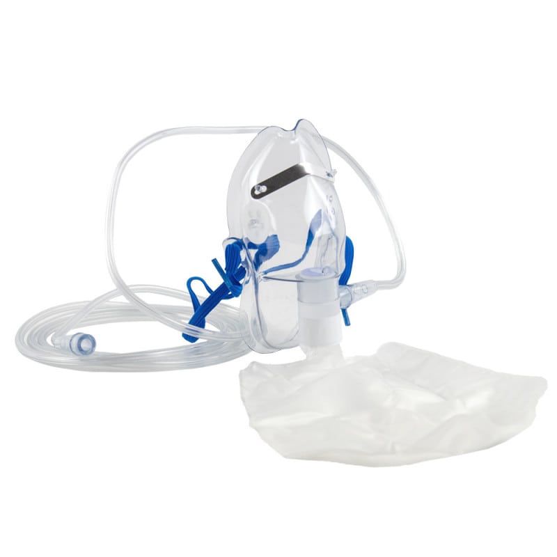 Sauerstoffmaske mit Reservoir - ohne Weichmacher und Latex, mit Reservoir-Beutel - Med-Praxisbedarf