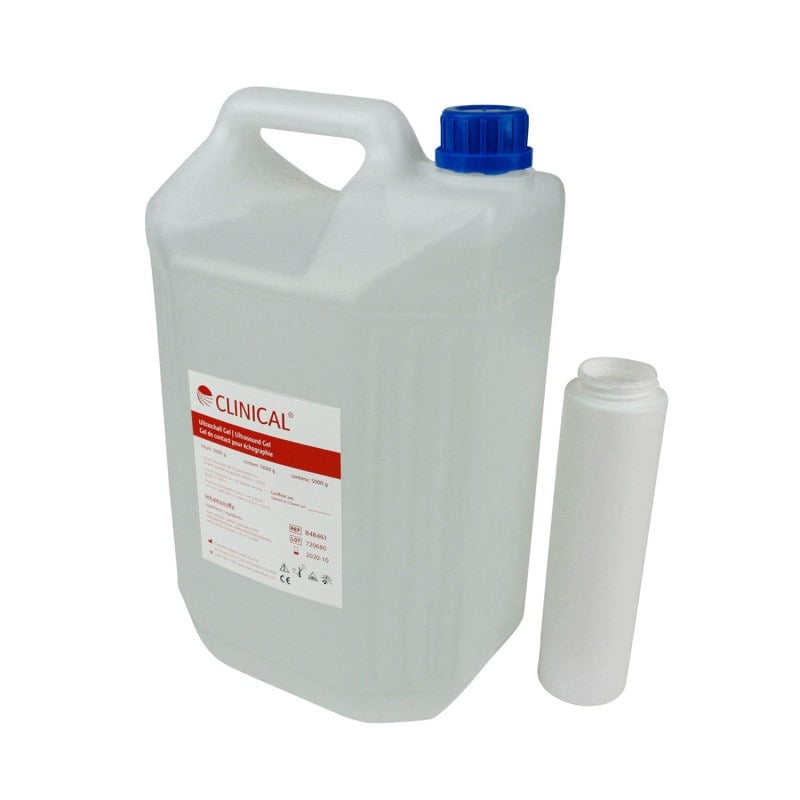 Clinical Ultraschallgel in Flasche - für präzise Diagnostik mit Ultraschallgeräten - Med-Praxisbedarf