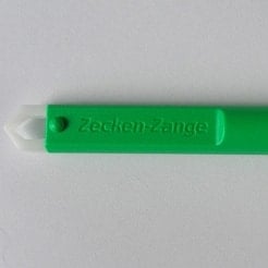 Grüne Zeckenzange - für den zuverlässigen Einsatz in Arztpraxen und Kliniken - Med-Praxisbedarf