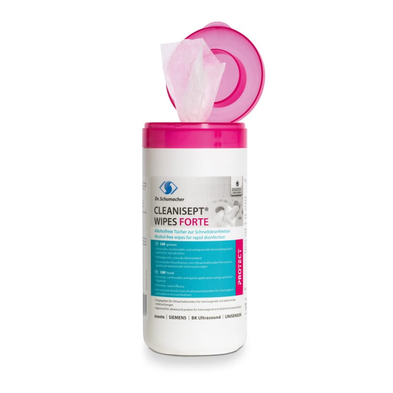 CLEANISEPT WIPES FORTE Desinfektionstücher gebrauchsfertig - für Medizinprodukte, reinigend und desinfizierend - Med-Praxi...