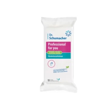 Professional for you Händedesinfektionstücher - gebrauchsfertige Tücher zur hygienischen Händedesinfektion - Med-Praxisbedarf