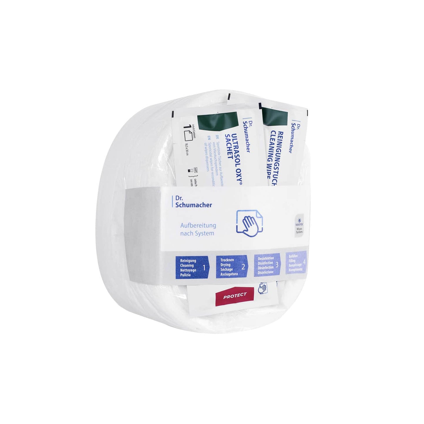 ECO WIPES Mehrweg-Vliestuchspender - befüllbarer Spender von Dr. Schumacher - Med-Praxisbedarf